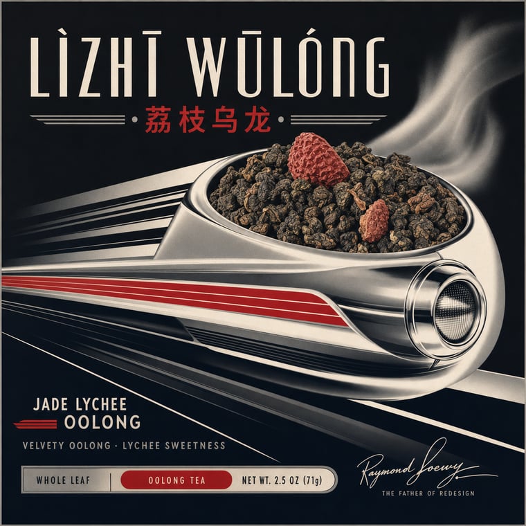 The design — Lychee Oolong