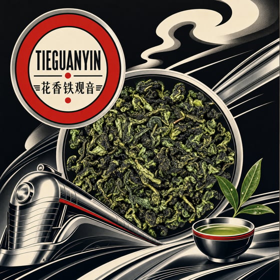 Floral Tie Guan Yin