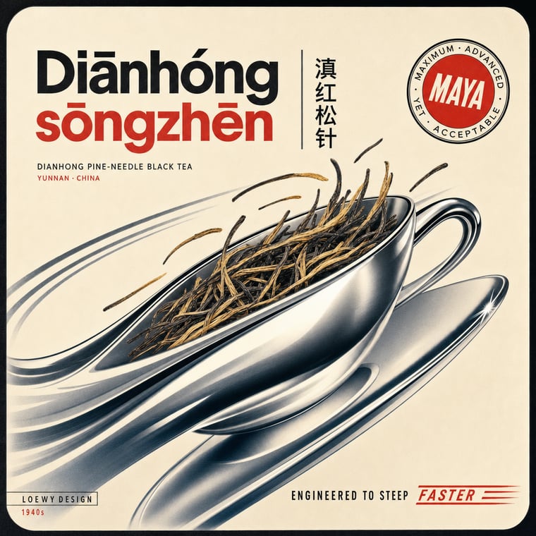 The design — Diān Hóng Sòng Zhèn